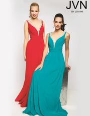 Jovani JVN20391 size 18 Teal Plus size neck Prom Dress Pageant Gown A Line Embellished
