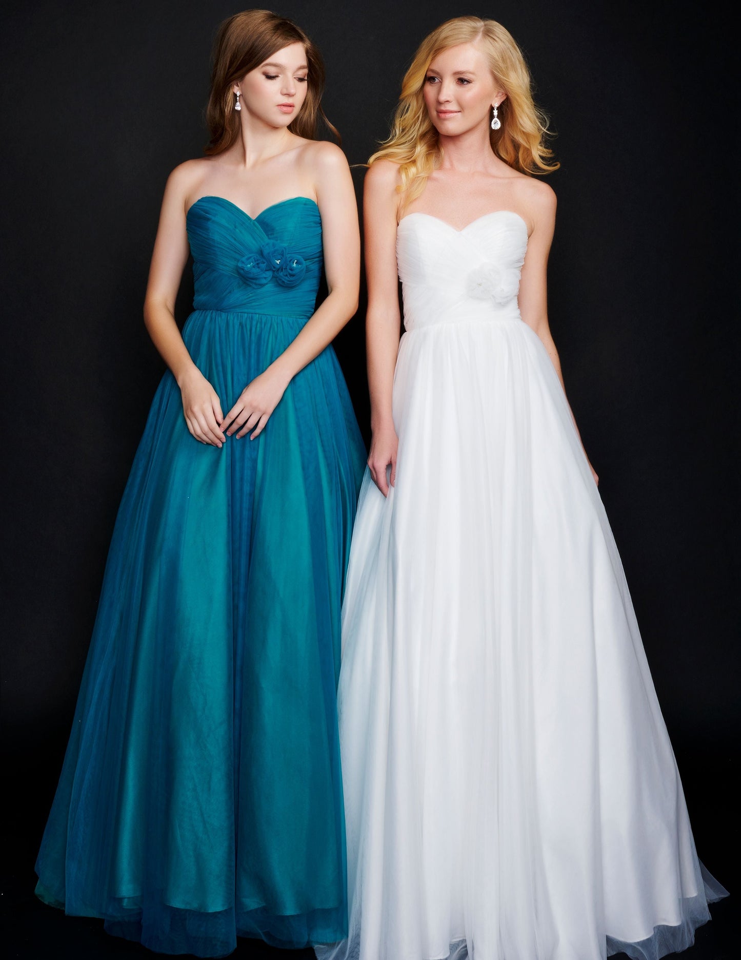Nina Canacci 6573 Long Ballgown Prom Dress Pageant Gown Romantic Wedding Dress size 12