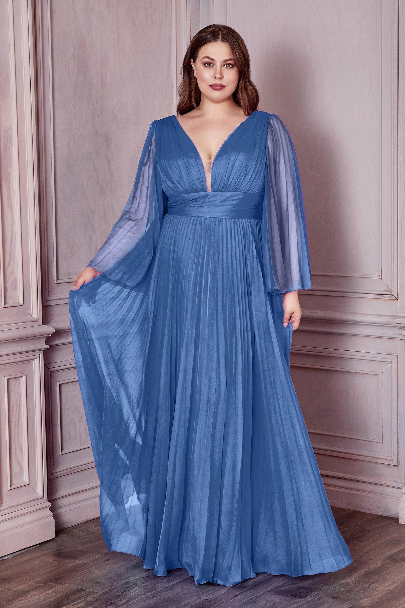 Plus Size A-Line Formal Dress