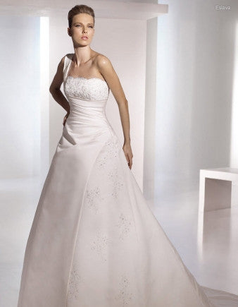 San Patrick Pronovias Eslava size 2 in Ivory Wedding Dress Bridal Gown Couture Silk